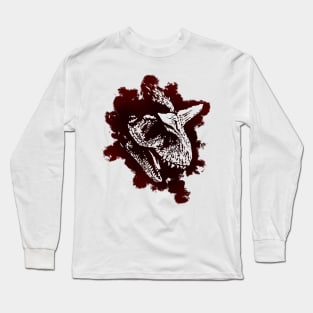 Carnotaurus Roaring Dinosaur Long Sleeve T-Shirt